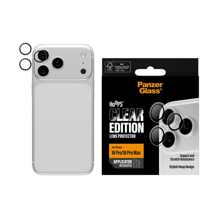 PanzerGlass® Hoops® Camera Lens Protector Clear iPhone 18 Pro | 18…