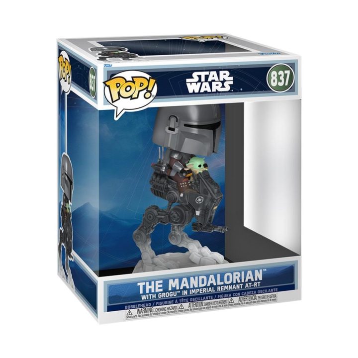 Funko Pop! Star Wars – Rides Deluxe the Mandalorian With Grogu in…