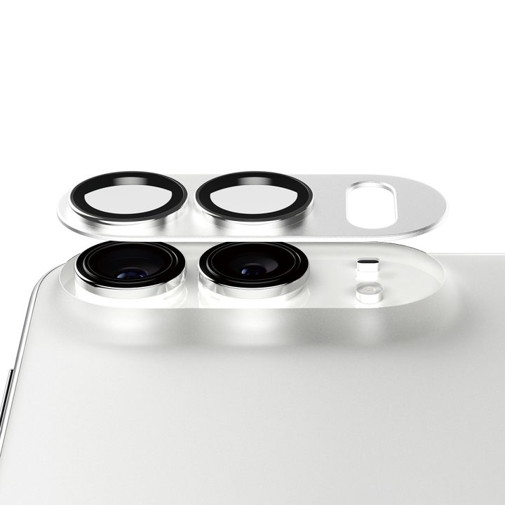 PanzerGlass ® Fender Camera Lens Protector Silver iPhone Duo…