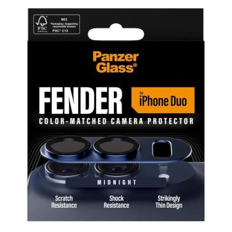 PanzerGlass ® Fender Camera Lens Protector Midnight iPhone Duo Screen…