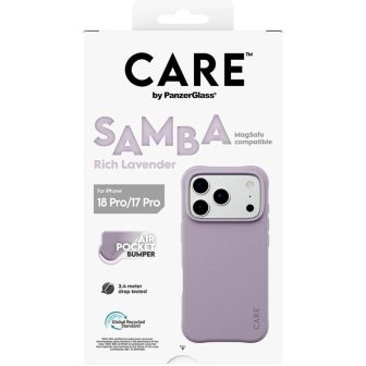 PanzerGlass CARE™ by ® Samba Case Rich Lavender w. White MagSafe…