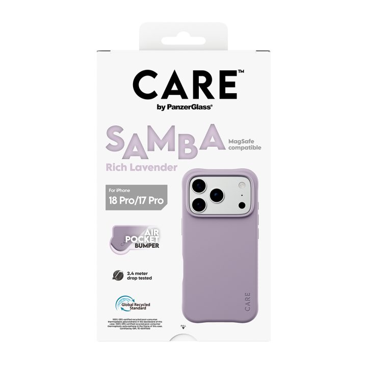 PanzerGlass CARE™ by ® Samba Case Rich Lavender w. White MagSafe…