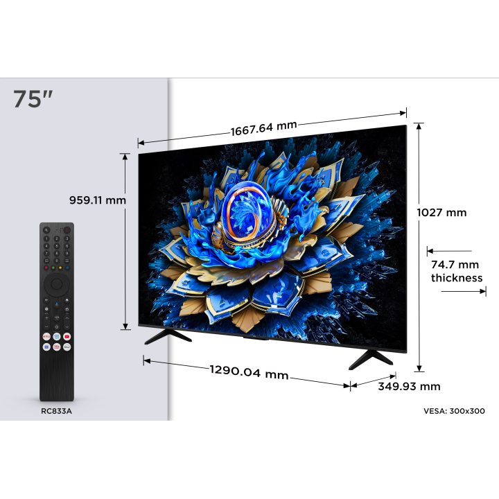 TCL T69C 75T69C 75" 4K Smart TV