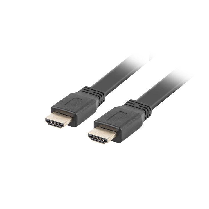 Cabo HDMI Lanberg macho-macho v2.0 4K plano 5 m preto…