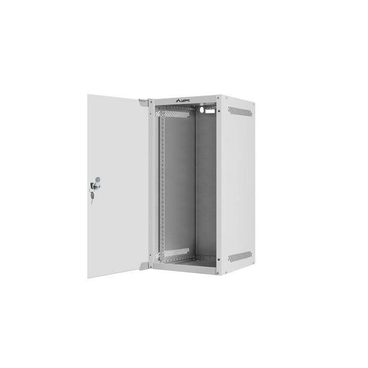 Lanberg WF10-2312-10S 12U Wall-Mount Rack Cabinet Gray