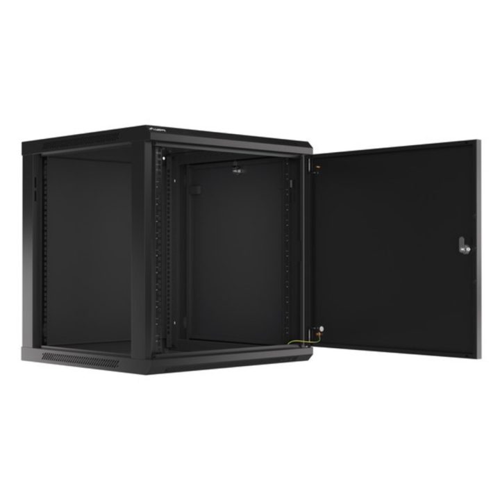 Lanberg WF01-6612-00B 12U Wall-Mount Rack Cabinet Black