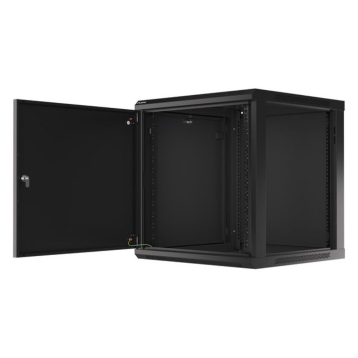 Lanberg WF01-6612-00B armário rack 12U Bastidor de parede Preto