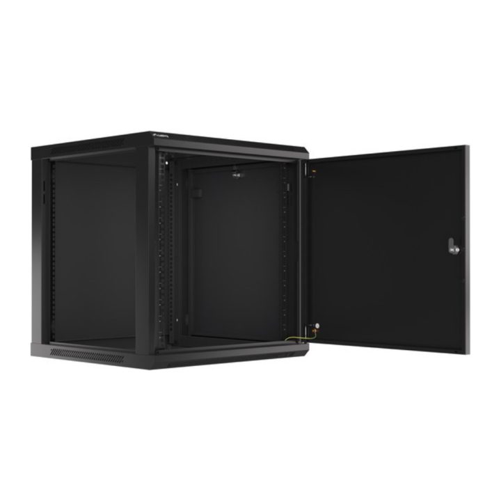 Lanberg WF01-6612-00B armario rack 12U Bastidor de pared Negro