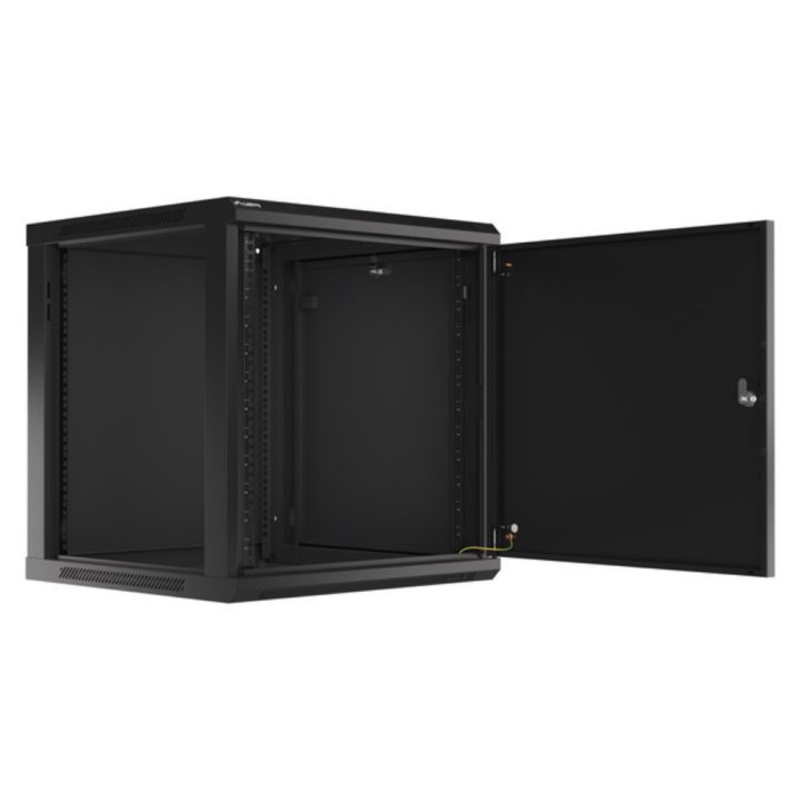 Lanberg WF01-6612-00B 12U Wall-Mount Rack Cabinet Black