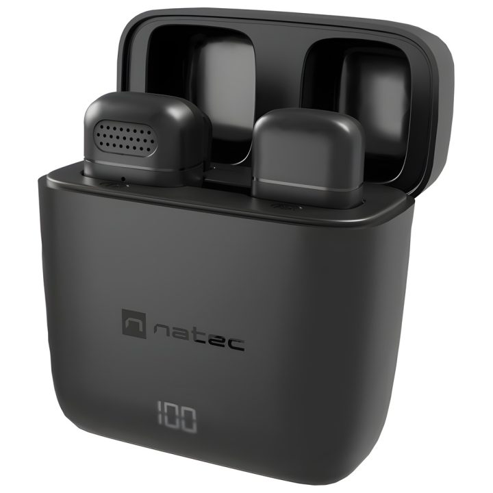 Natec Hopper Black Lavalier Microphone (NMI-2253)