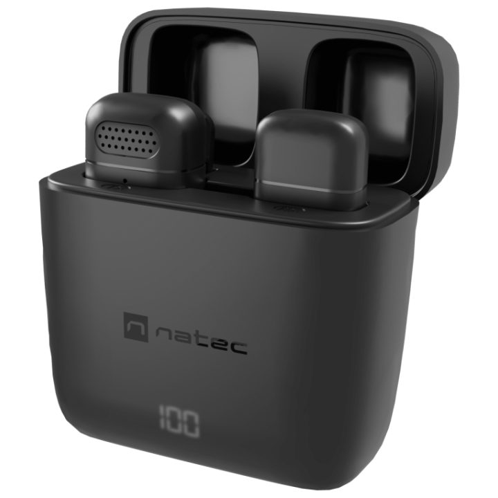 Natec Hopper Preto Microfone de lapela (NMI-2253)