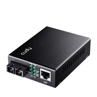 Cudy MC100SA-20 conversor de meio 100 Mbit/s 1310 nm Monomodo Preto
