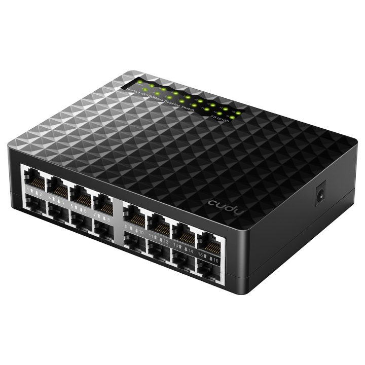 Cudy FS1016D Fast Ethernet (10/100) Switch Black