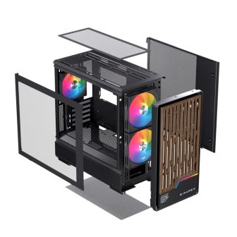 Genérico Torre m-ATX Einarex Pulse PM400 Core RGB preto…