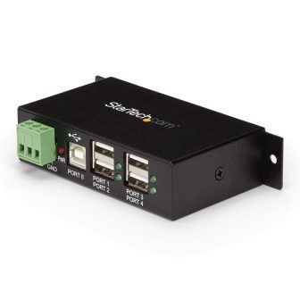 StarTech.com Hub Concentrador USB 2.0 de 4 Puertos - Ladrón USB-A…