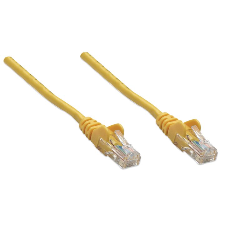 Intellinet Cat5e UTP, 3m cable de red Amarillo U/UTP (UTP)