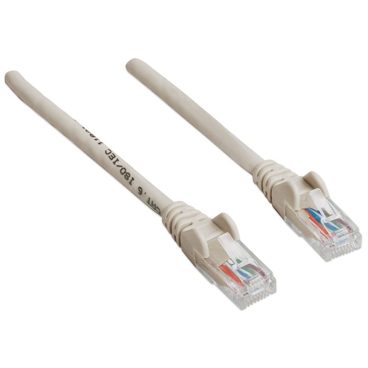 Intellinet RJ-45 M/M, 20m Network Cable Gray Cat6 U/UTP (UTP)