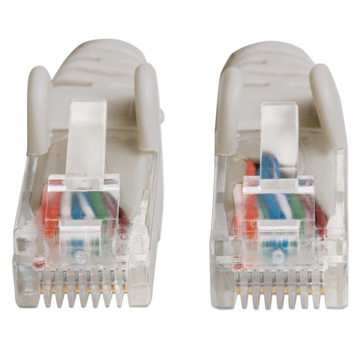 Intellinet RJ-45 M/M, cabo de rede 20 m Cinzento Cat6 U/UTP (UTP)