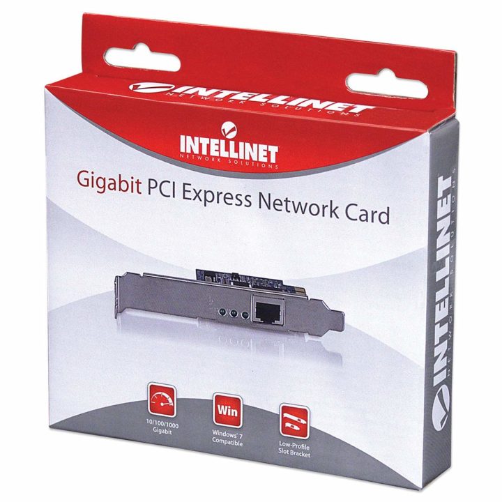 Intellinet Carte réseau Gigabit PCI Express, Ethernet RJ45…