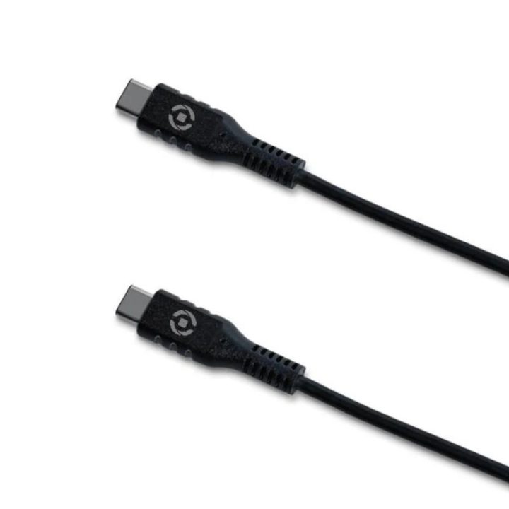 Celly USBCUSBCBK cabo USB USB 2.0 1 m USB C 60 W Preto