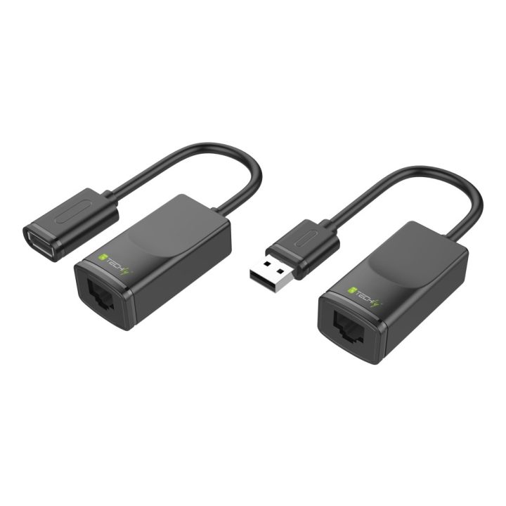 Techly IUSB-EXTENDTY2 cambiador de género para cable RJ-45 USB 2.0…