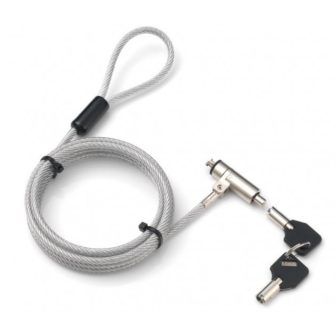 Techly IQ-LOK-13-KT cabo antirroubo Prateado 1,8 m