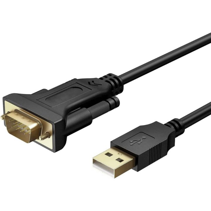 Techly IDATA USB2-SER-1A cabo série Preto 1,5 m USB tipo A DB-9