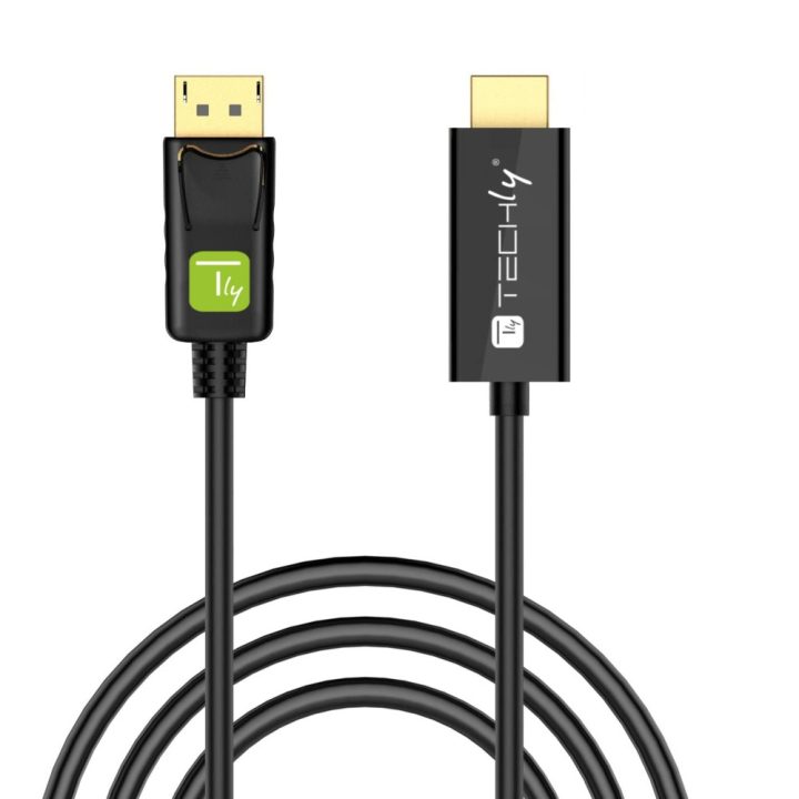 Techly ICOC DSP-H12-020 adaptador de cabo de vídeo 2 m DisplayPort…
