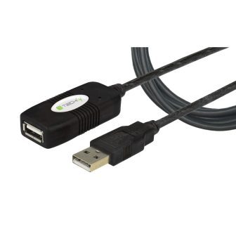 Techly IUSB-REP10TY cable USB USB 2.0 10 m USB A 0,48 Gbit/s Negro