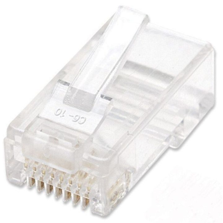Techly IWP-JAR-C5RTY RJ45 Connector Transparent