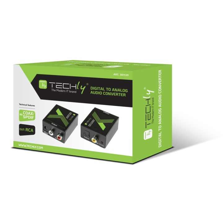 Techly IDATA SPDIF-3 Gender Changer for Multiconnection RCA Cable…