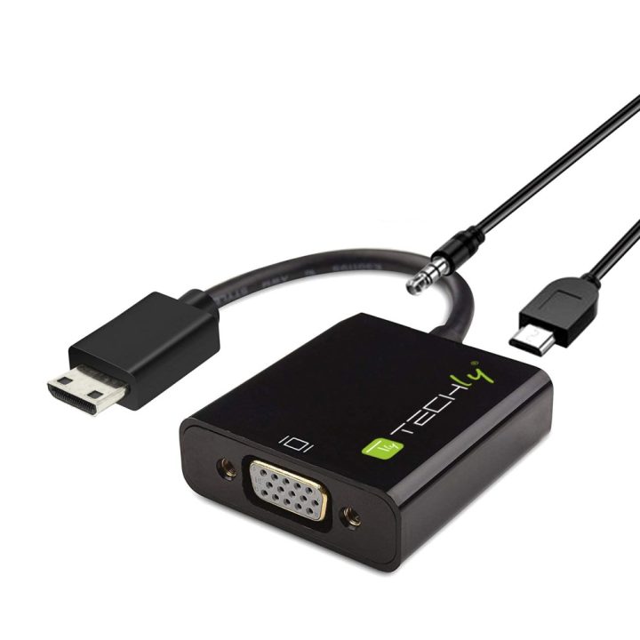 Techly IDATA HDMI-VGA4 adaptador de cable de vídeo VGA (D-Sub) HDMI…