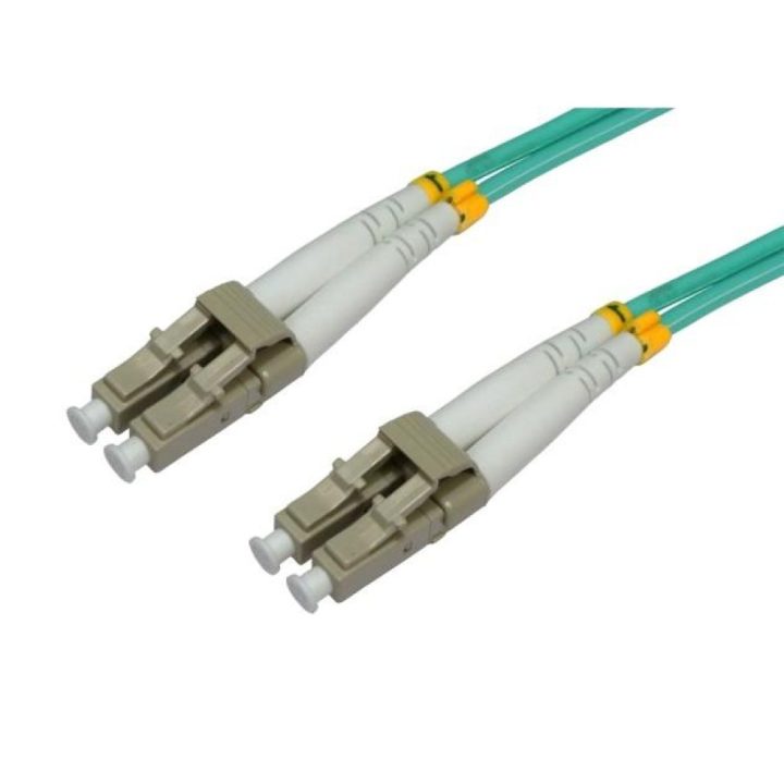 Techly LC M-M 1m Cable de fibra óptica e InfiniBand Color aguamarina