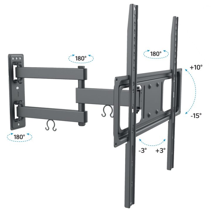 Techly ICA-PLB 320MT TV Mount 55" Black
