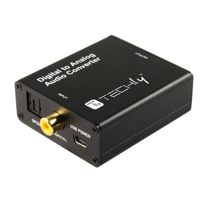 Techly IDATA SPDIF-9 Audio Converter Black