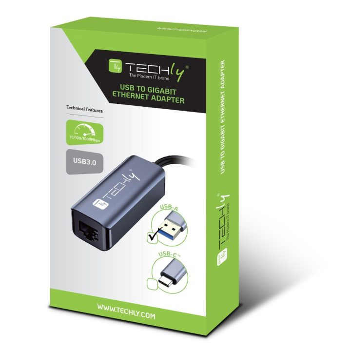 Techly IDATA USB-ETGIGA-AA Laptop Docking Station and Port Replicator…