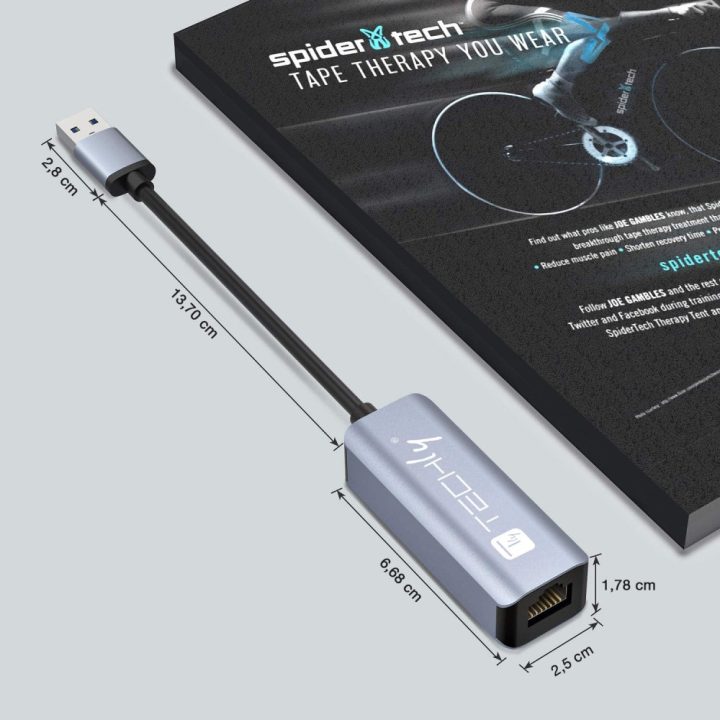 Techly IDATA USB-ETGIGA-AA Laptop Docking Station and Port Replicator…