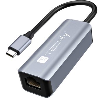 Techly IDATA USB-ETGIGA-CA base para portátil e replicador de portas…