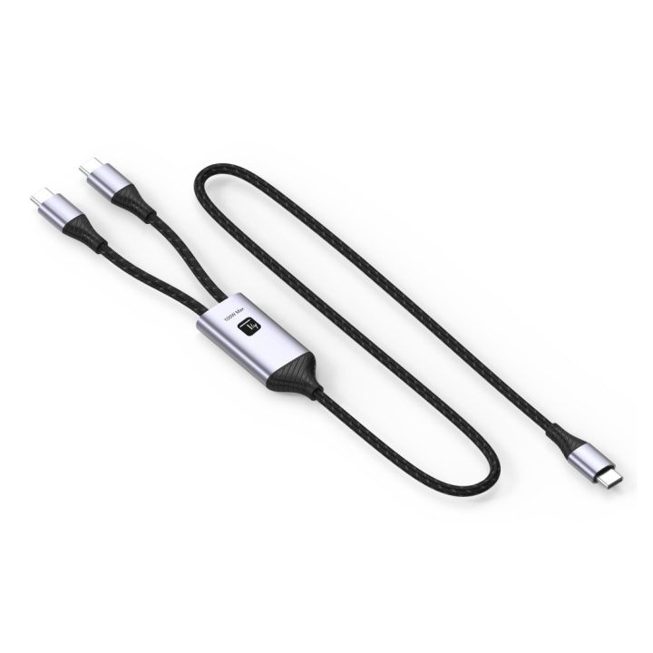 Techly ICOC MU2C-2C100W cable USB USB 2.0 1,5 m USB C 2 x USB C 0,48…