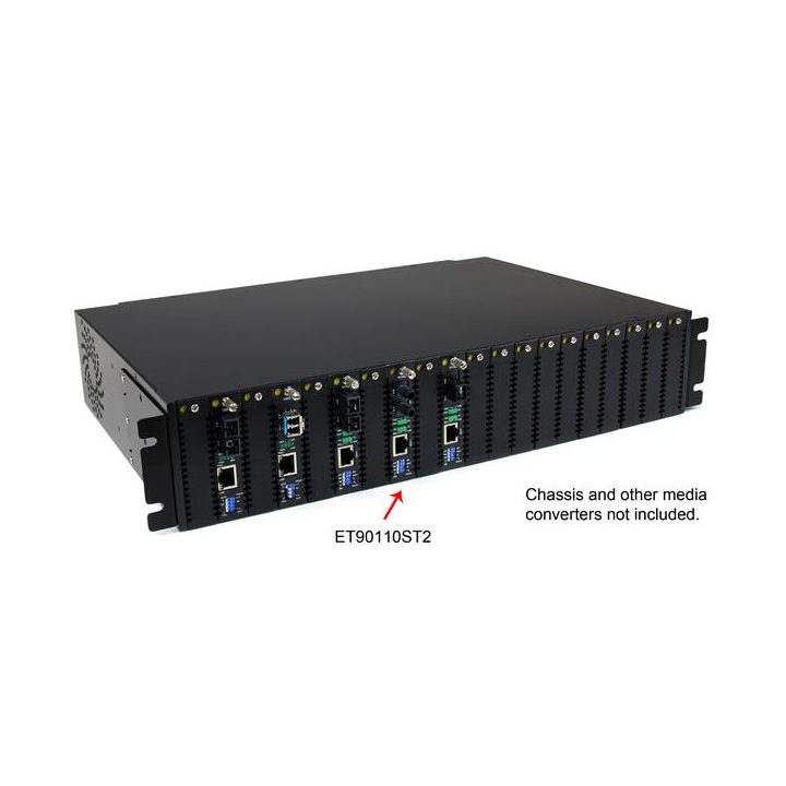 StarTech.com Conversor de Medios Ethernet 10/100 Mbps a Fibra Multi…