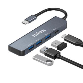NILOX hub USB-C 3xusb 3.0 1xusbc (NXHUBUSBC04)