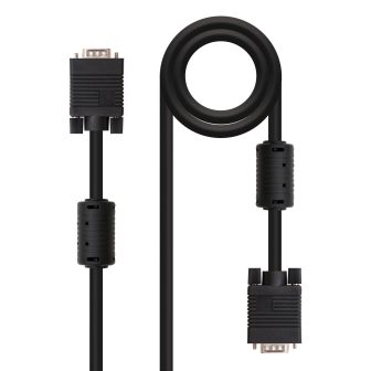 Nanocable CABLE SVGA COM FERRITE HDB15/M-HDB15/M 1,8 M