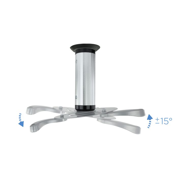 TooQ Universal Rotating 360° Ceiling Mount for Projector Silver