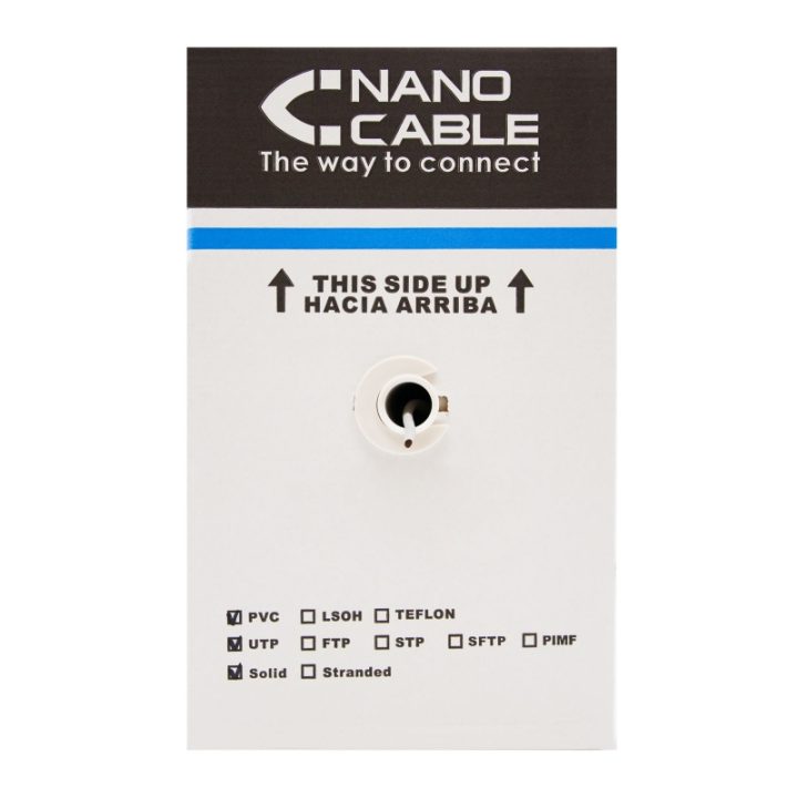 Nanocable RJ45 CAT.5E UTP Flexible AWG24 Cable, 305 m