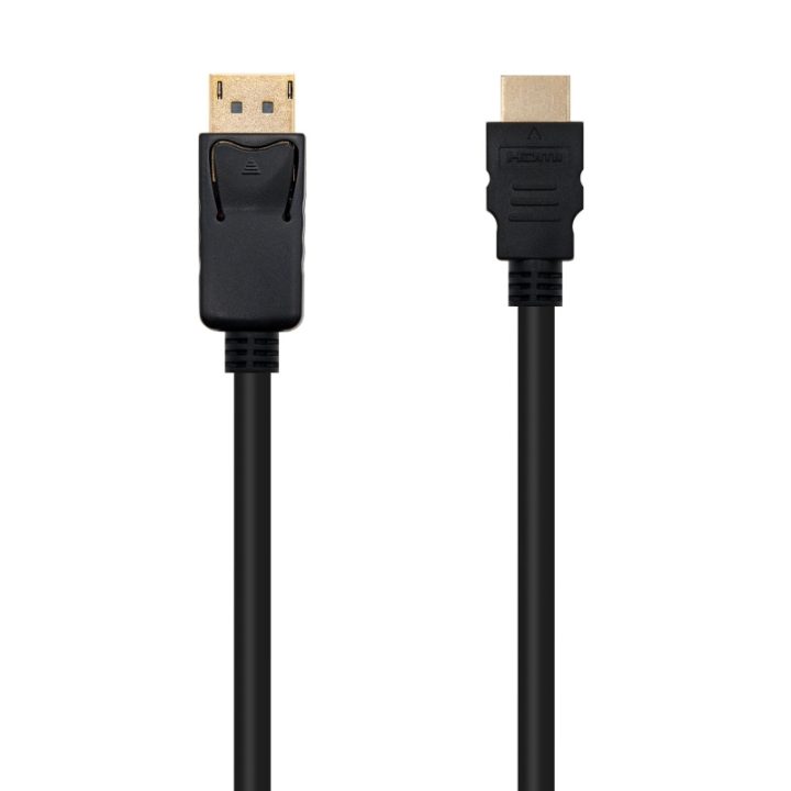 Nanocable Cable conversor DISPLAYPORT a HDMI, DP/M - HDMI/M, Negro…
