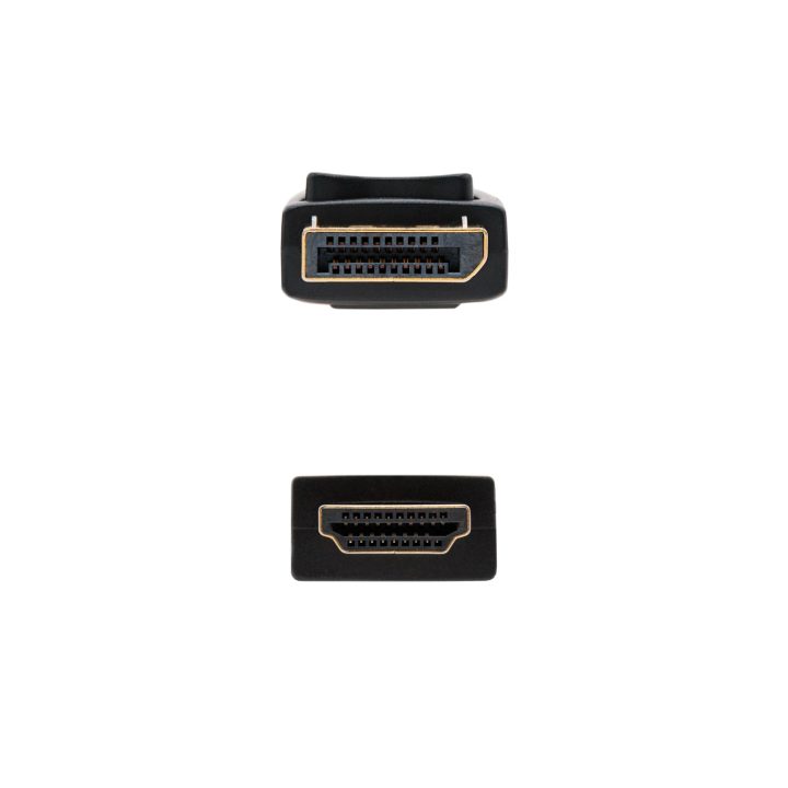 Nanocable Cable conversor DISPLAYPORT a HDMI, DP/M - HDMI/M, Negro…
