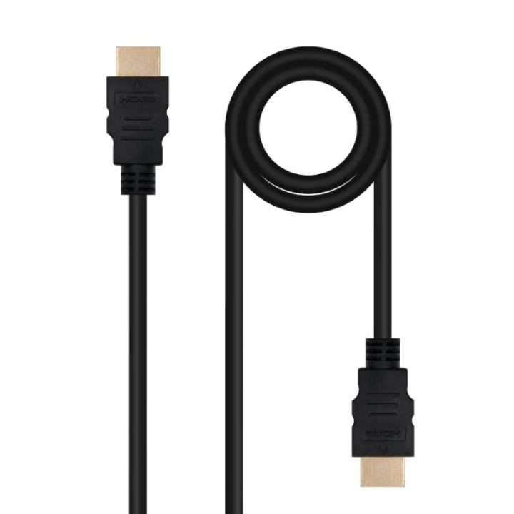 Nanocable Cable HDMI V2.0 4K@60Hz 18Gbps A/M-A/M, 1 m, Negro