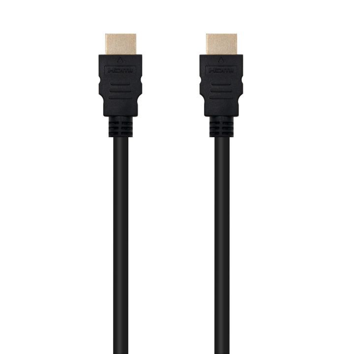 Nanocable Cabo HDMI V2.0 4K@60Hz 18Gbps A/M-A/M, 1 m, Preto