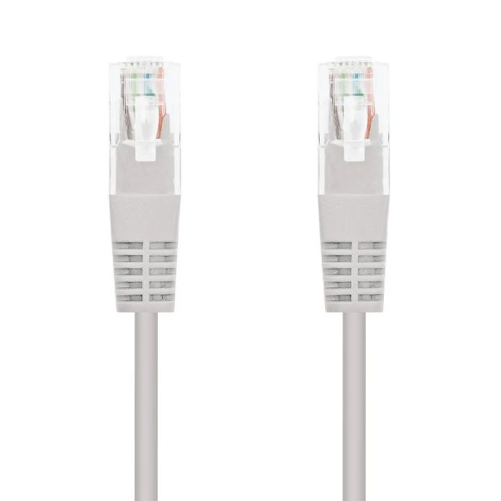 Nanocable Cable de Red Latiguillo RJ45 CAT.6 UTP AWG24, Gris, 30 m