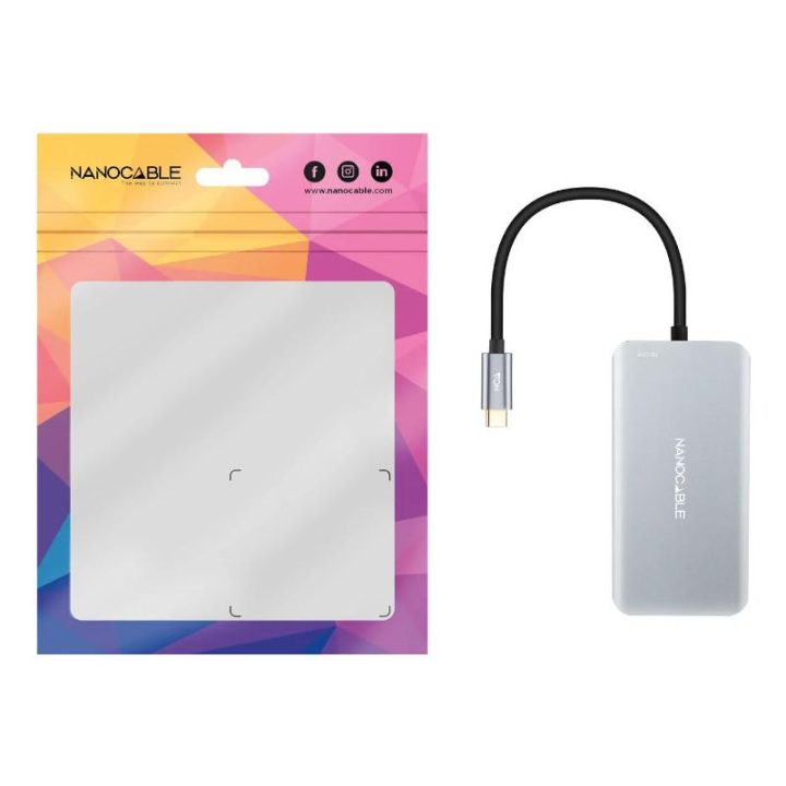 Nanocable HUB USB-C 5 em 1, Conversor 3.2 GEN1 5G para 3 x USB-A 3.0…